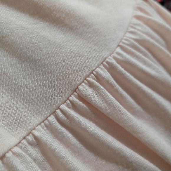 Vintage Victoria Secret Nightgown Pink Crown Catalog Knit Lace Mesh Sheer Medium - Picture 11 of 15